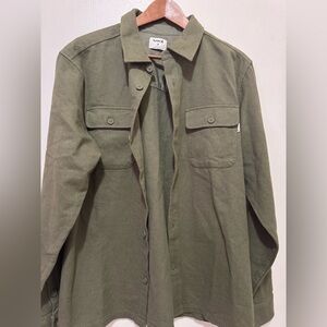 Hurley Olive Green Shirt Jacket